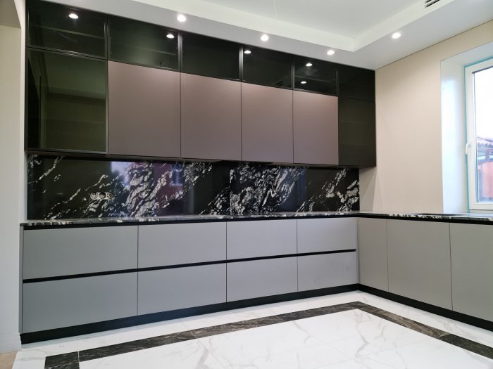 Кухня Феникс серый