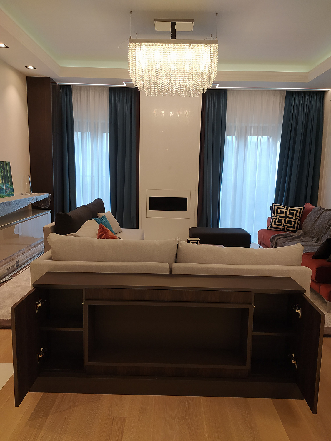 Тумба в гостиную дуб