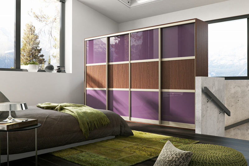 Шкаф купе стекло №1