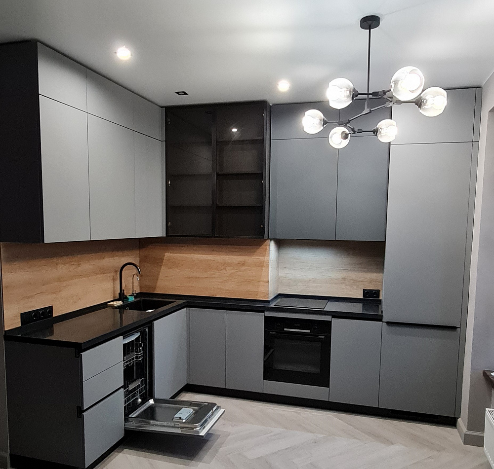 Кухня Феникс (цвет: серый)