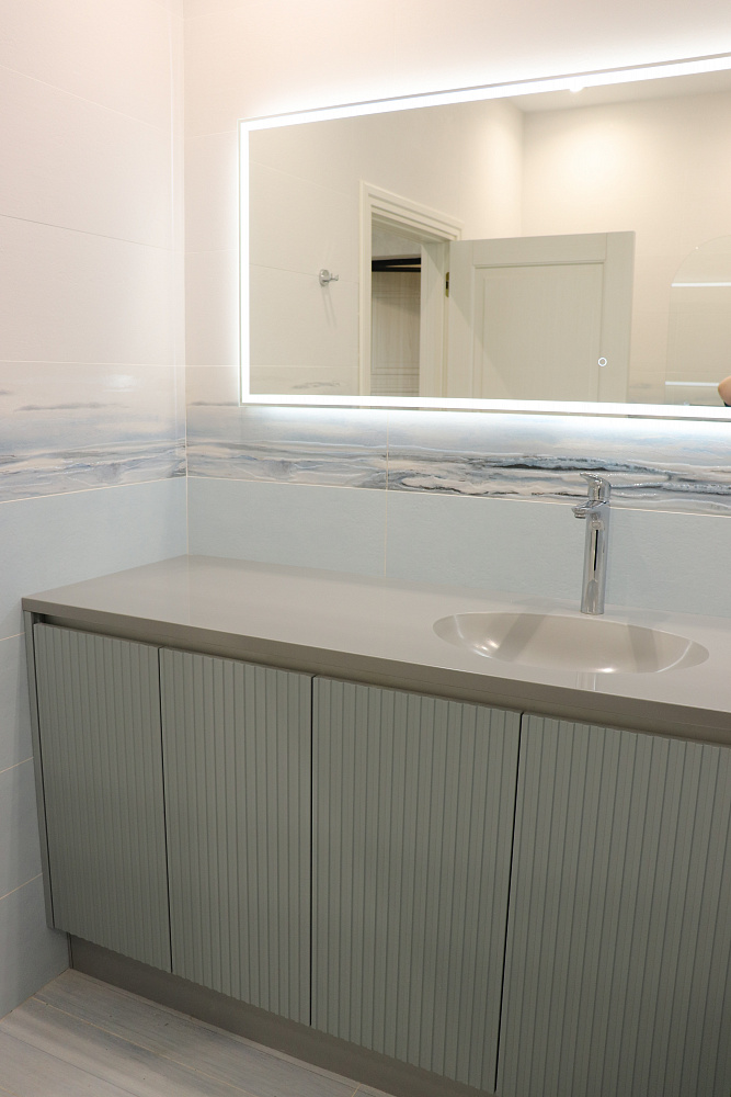 Ванная комната цвет Софт Монбланд