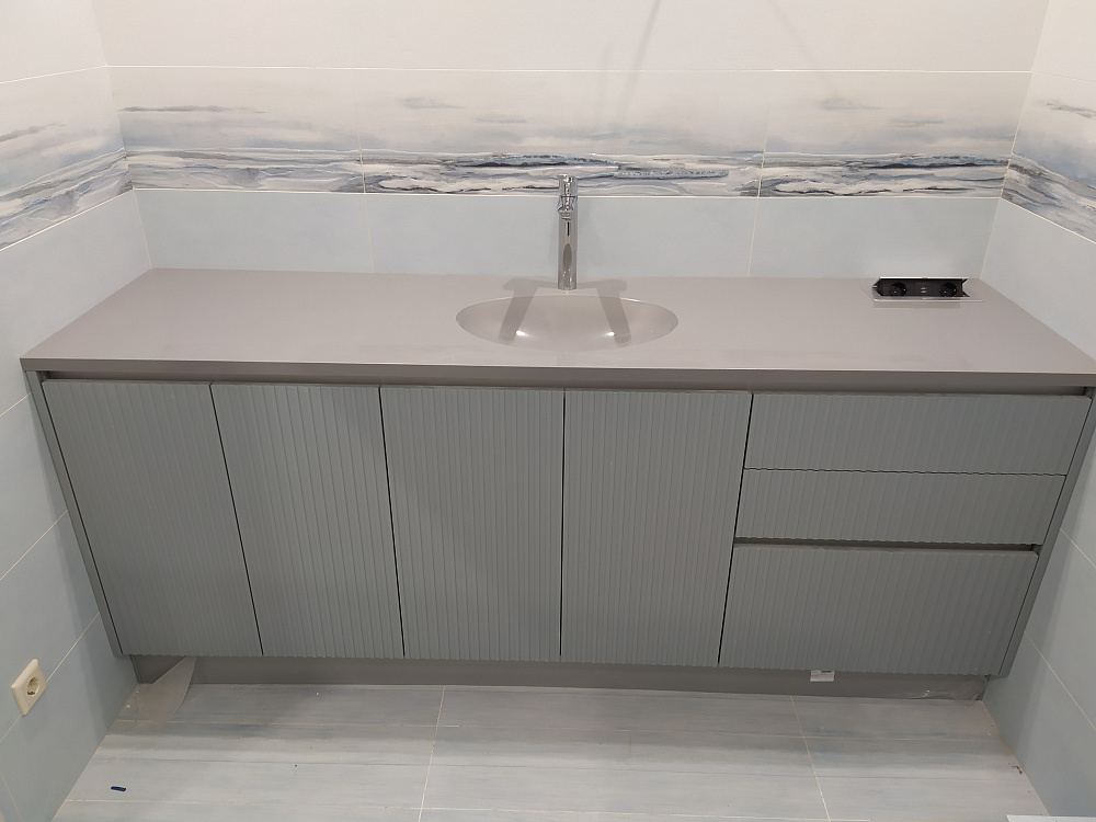 Ванная комната цвет Софт Монбланд