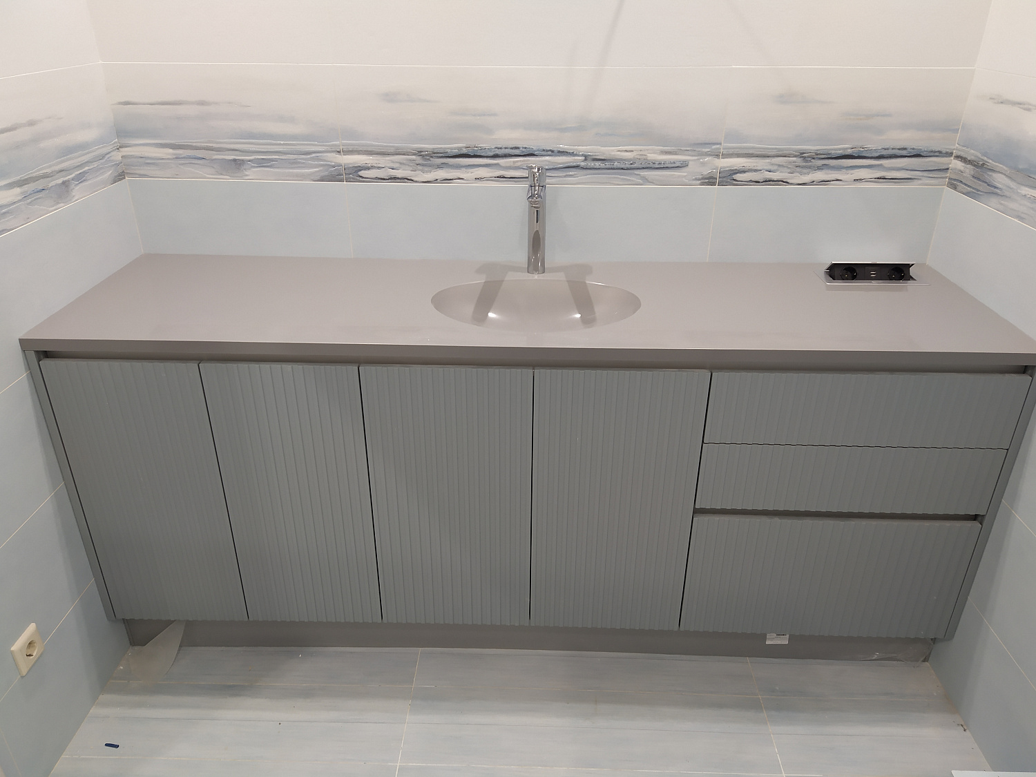 Ванная комната цвет Софт Монбланд