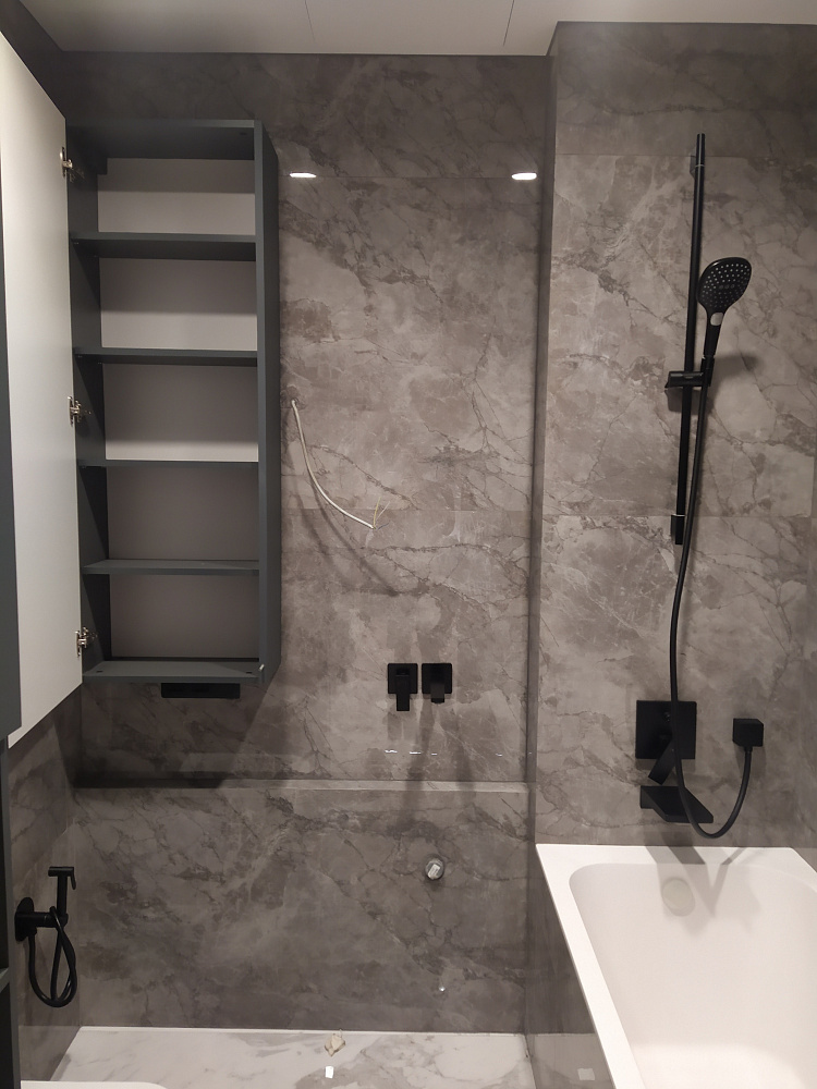 Ванная комната серая