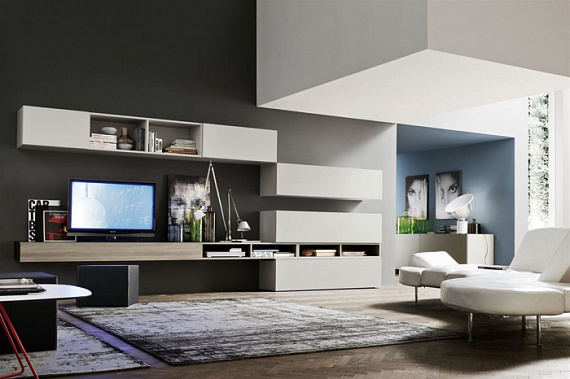 Гостиная фасады пластик Феникс №3