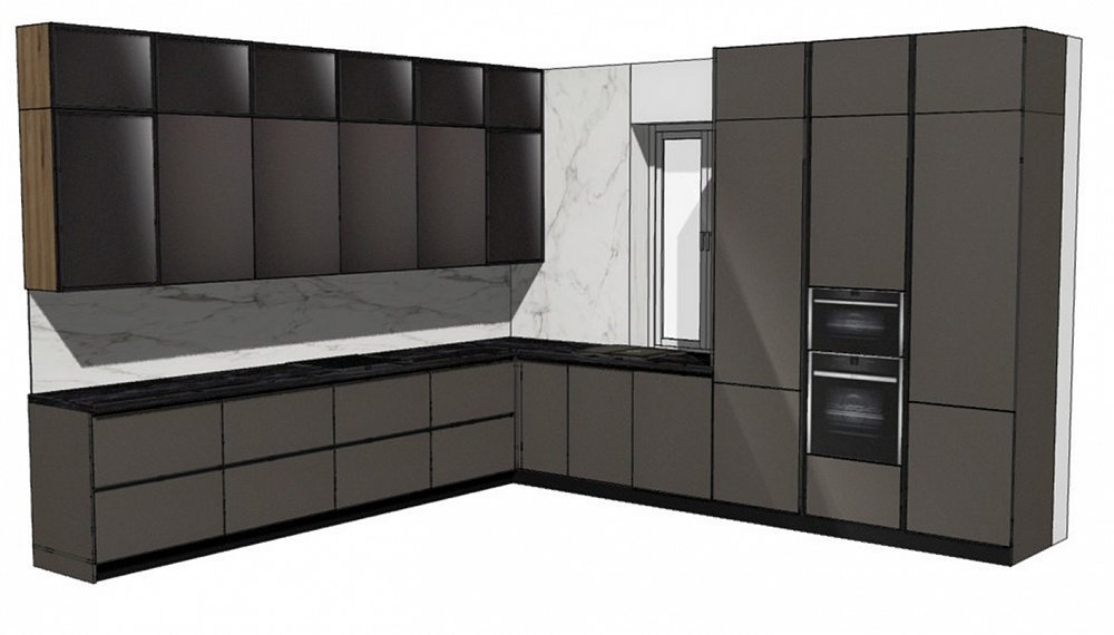 Кухня Феникс серый