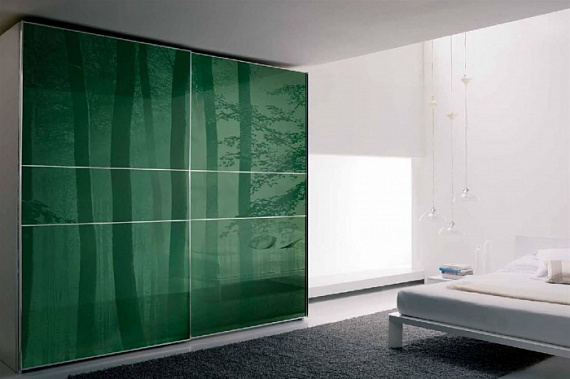 Шкаф купе стекло №6