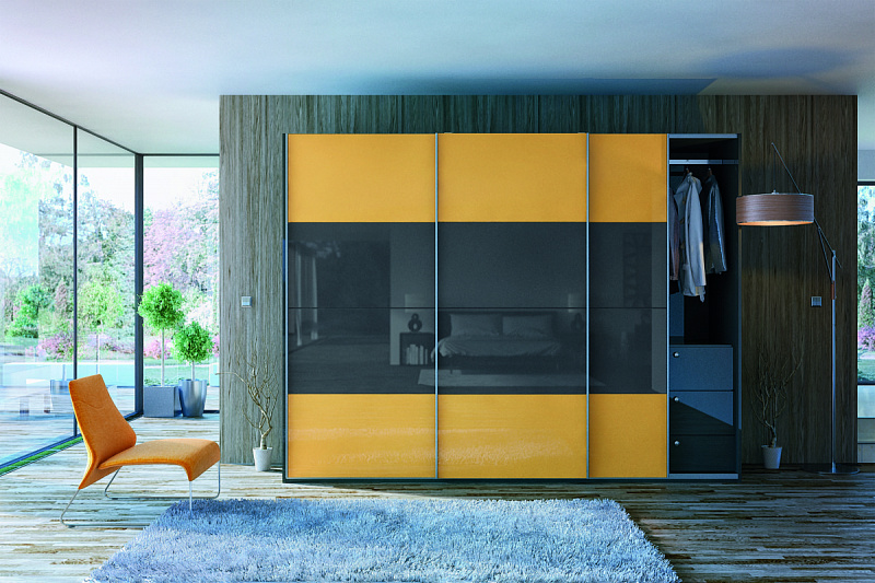 Шкаф купе стекло №1