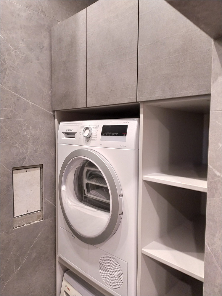 Постирочная серый