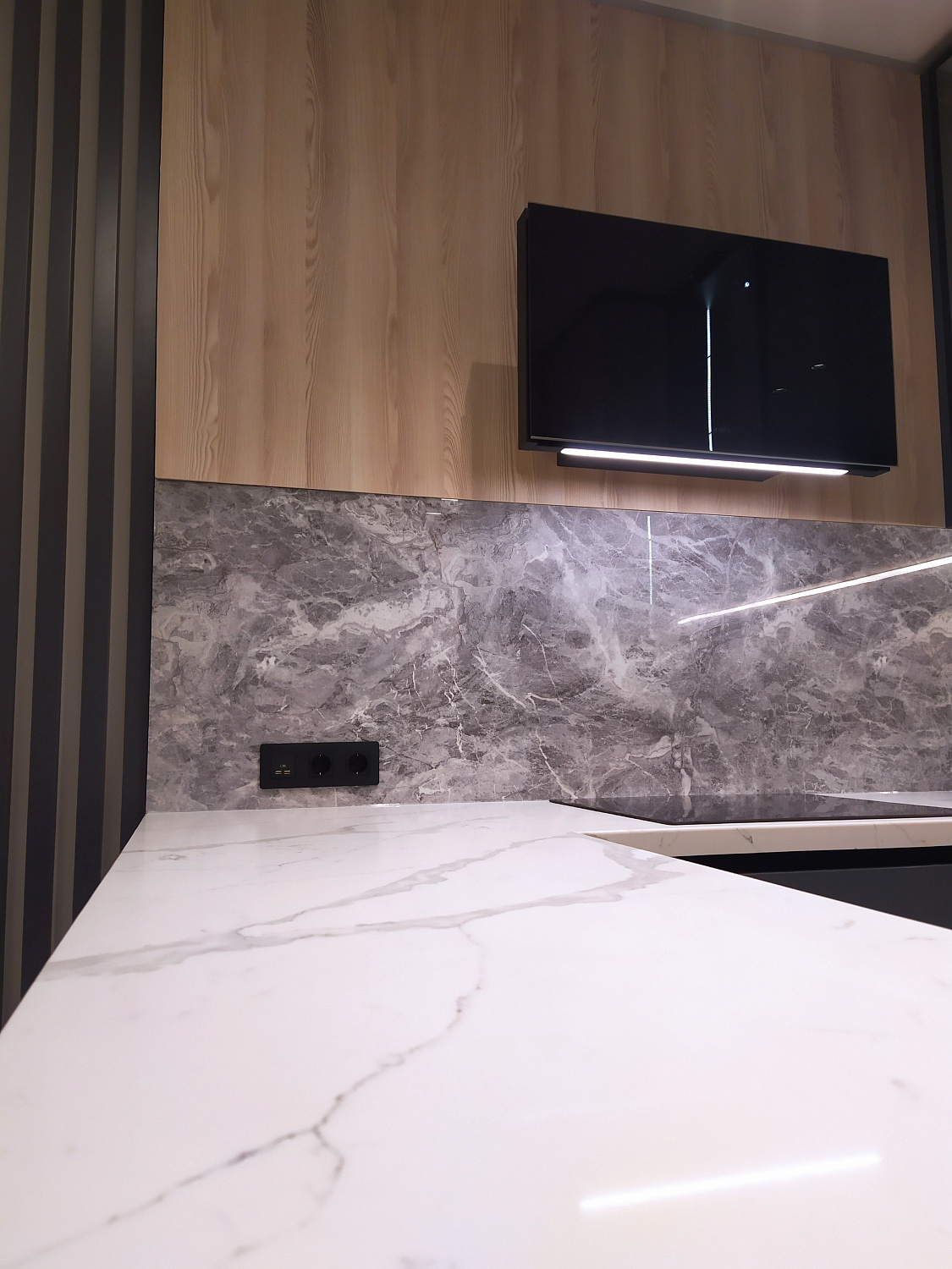 Кухня Fenix Grigio Bromo		