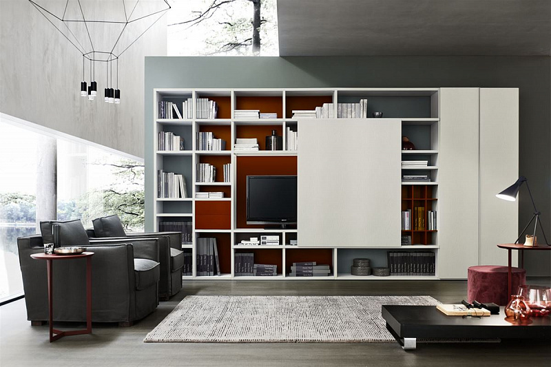 Гостиная фасады пластик Феникс