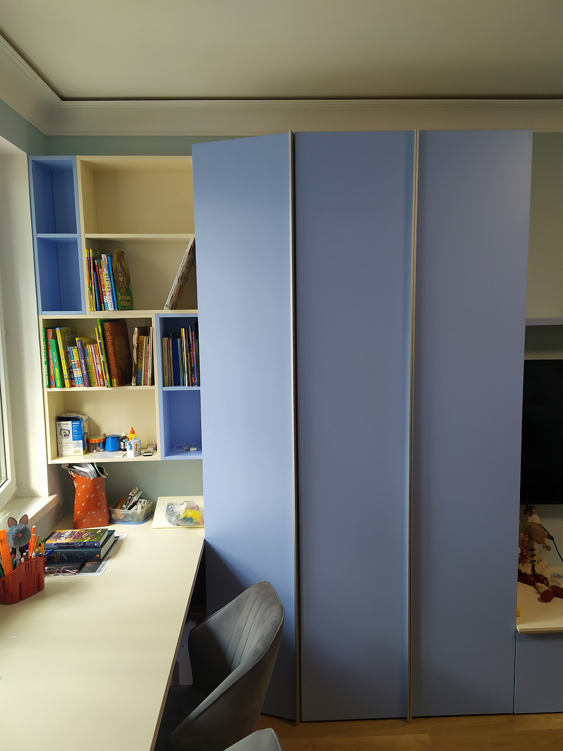 Мебель в детскую (Цвет: голубой)