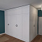 Шкаф-гардеробная угловой белый