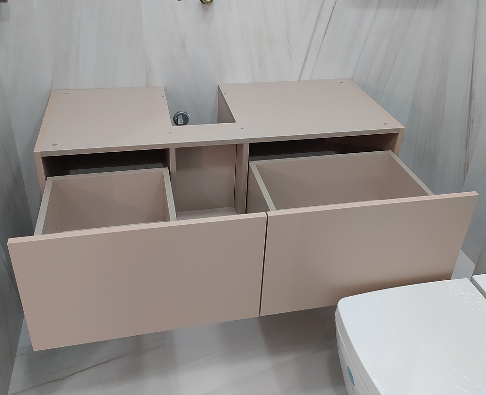 Мебель в ванную комнату (Цвет - капучино)