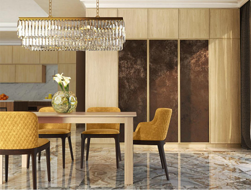 Шкаф дуб мдф в шпоне №2