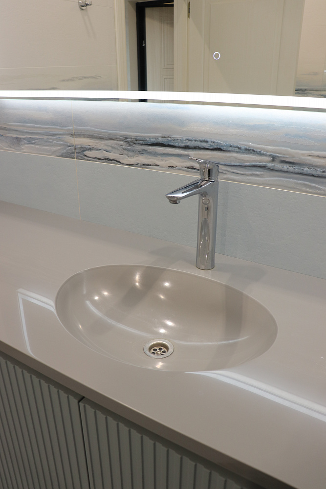 Ванная комната цвет Софт Монбланд