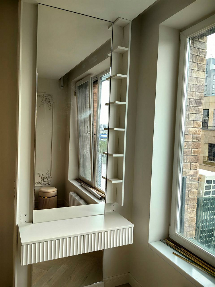 Мебель в гостиную Тумба под ТВ реечная