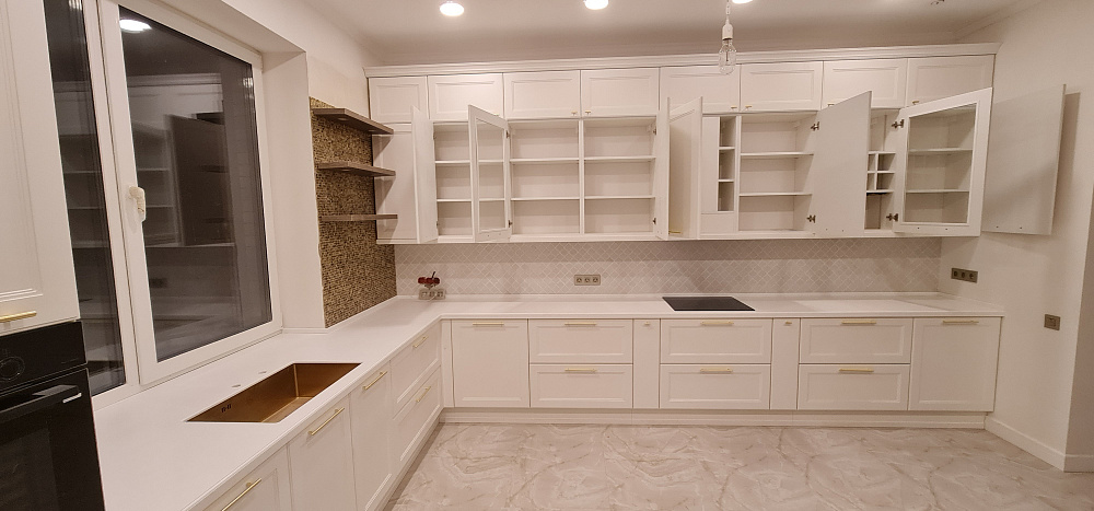 Кухня белая VIRGINIA эмаль