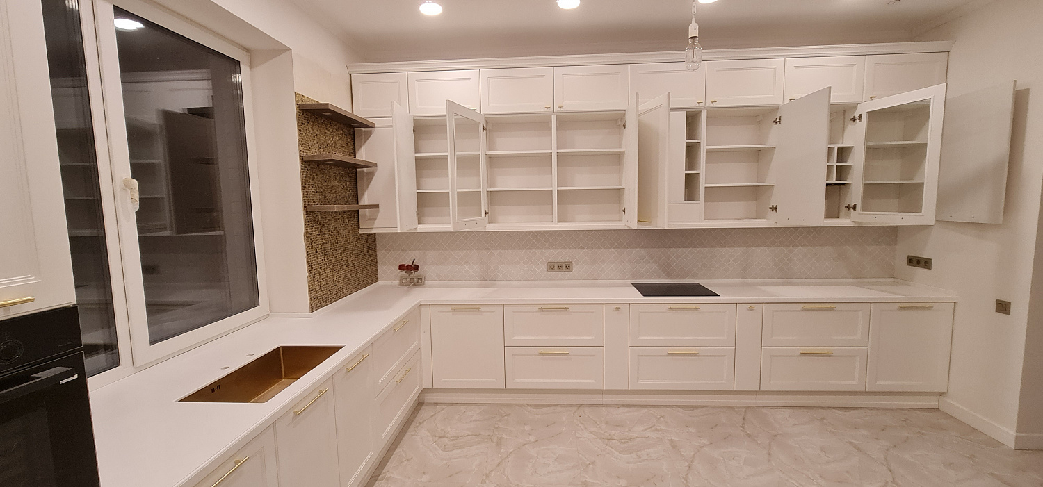 Кухня белая VIRGINIA эмаль