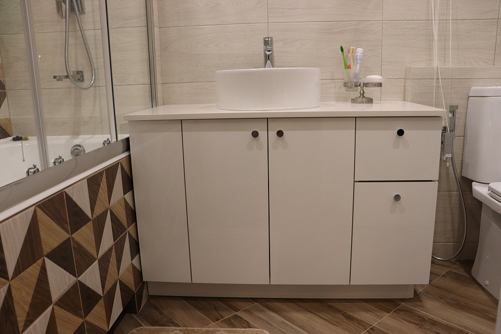 Ванная комната белая АГТ пленка