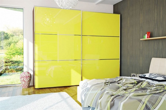 Шкаф купе стекло №1