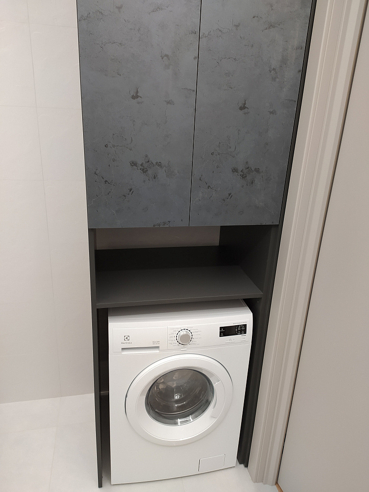 Мебель в ванную комнату с постирочной 