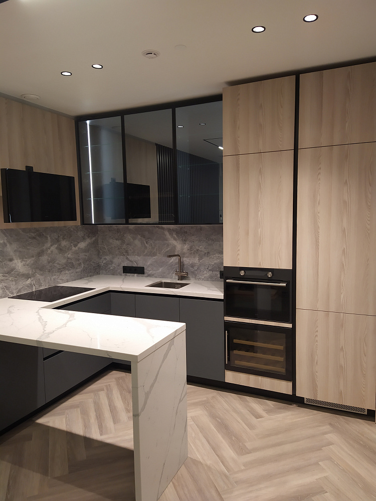 Кухня Fenix Grigio Bromo		