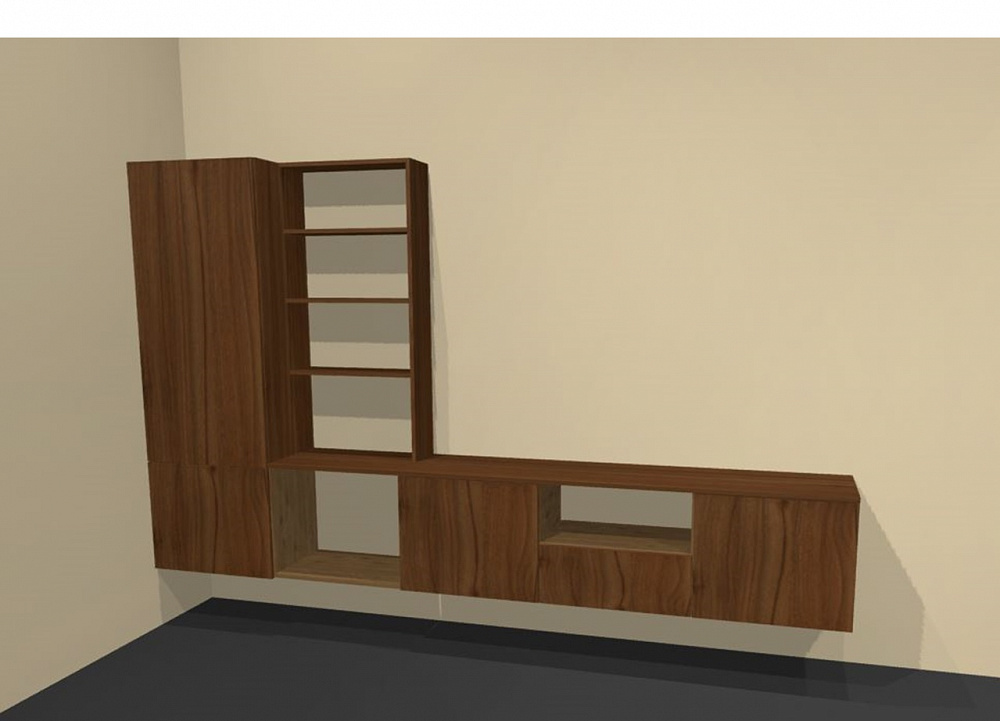 ТВ ТУМБА ШПОН