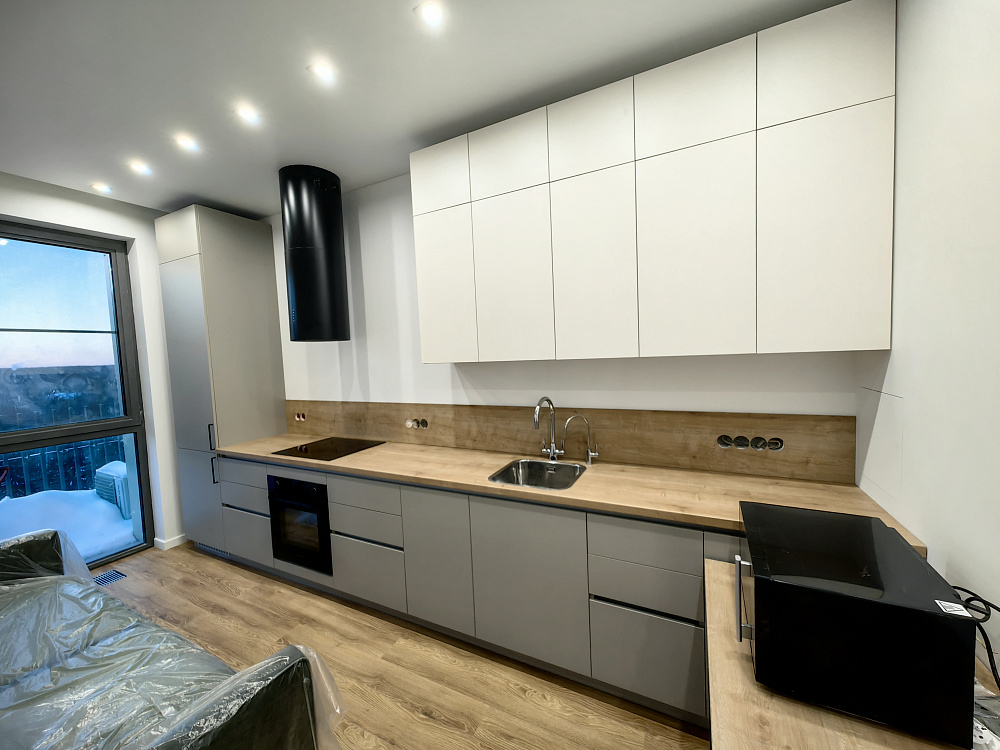 Кухня EGGER 18 мм "Серая галька"