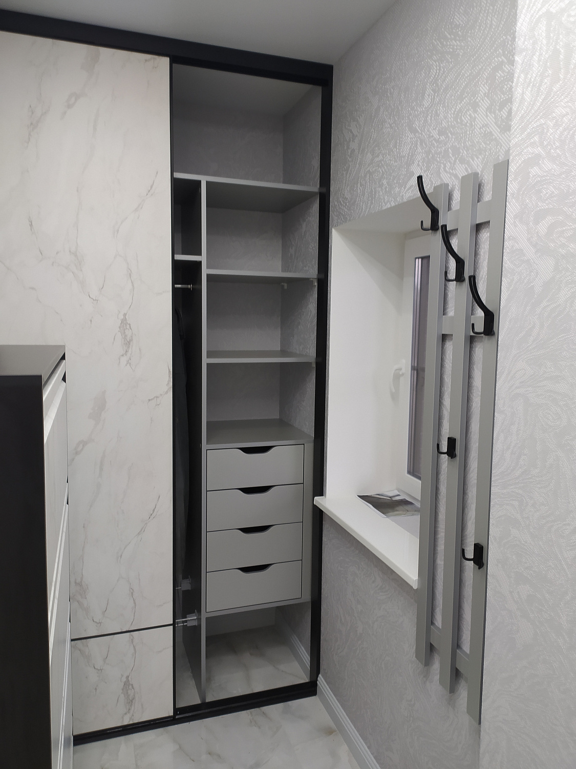 Прихожая под мрамор