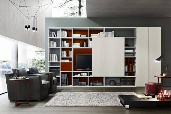 Гостиная фасады пластик Феникс